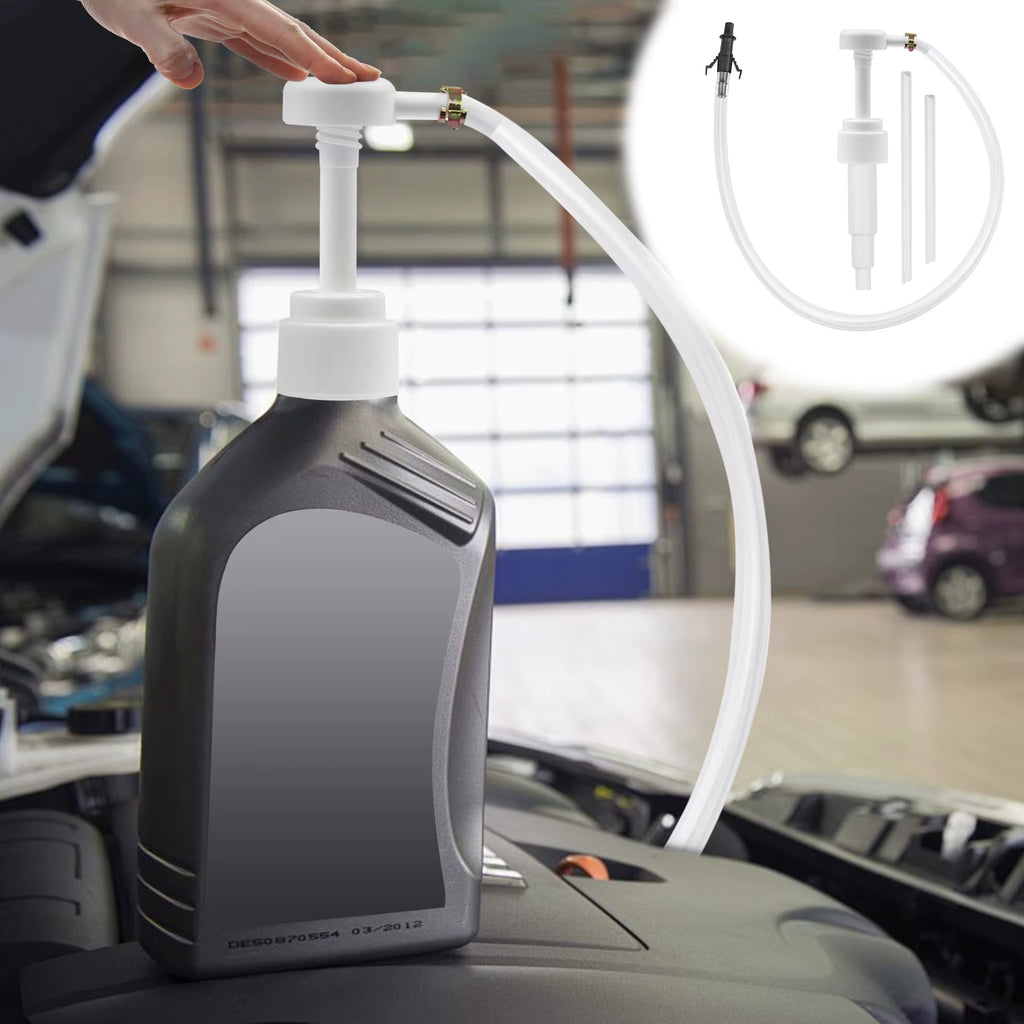 Transfer Pump for Auto Transmission Gasoline Differential Fluid Fuel Oil Diesel Hand Siphon Pump Liquid Syphon Manually Pressing