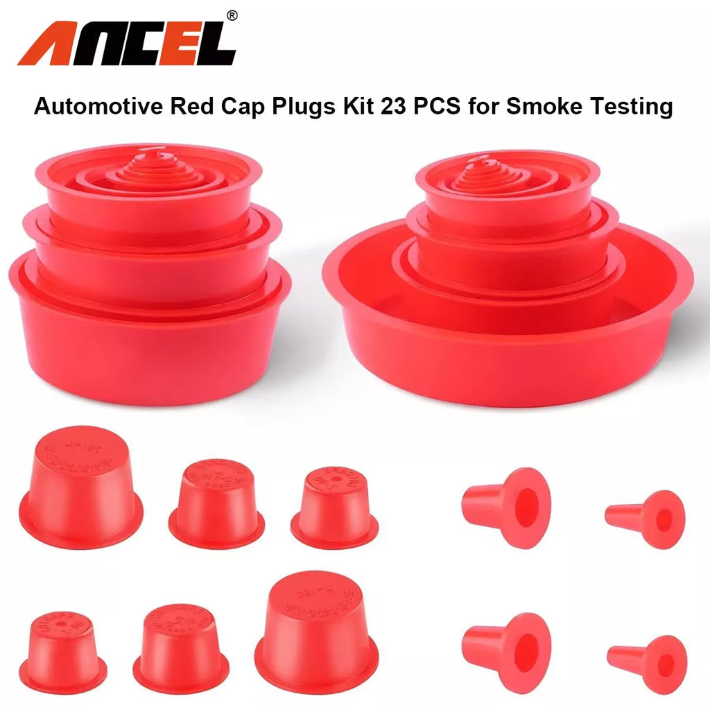 Automotive Block Cap Plugs Kit for  FOXWELL S100 SD201 SD203 S300 S1000 S3000 L300 L3000 All Car Smoke Leak Detector