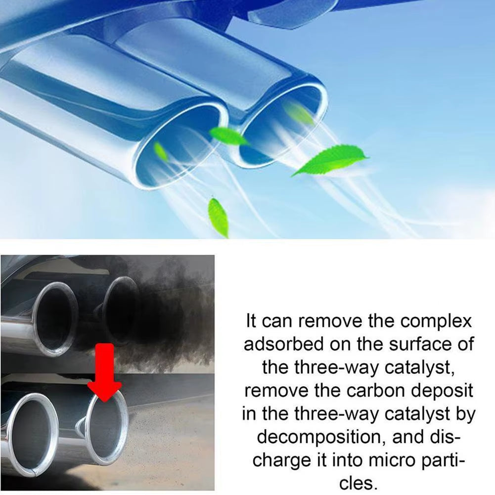 3 Bottles Car Catalytic Converter Cleaners to Automobile Engine CSV Clean 120ML Accelerators Catalysts Easy Cleaner Accessories