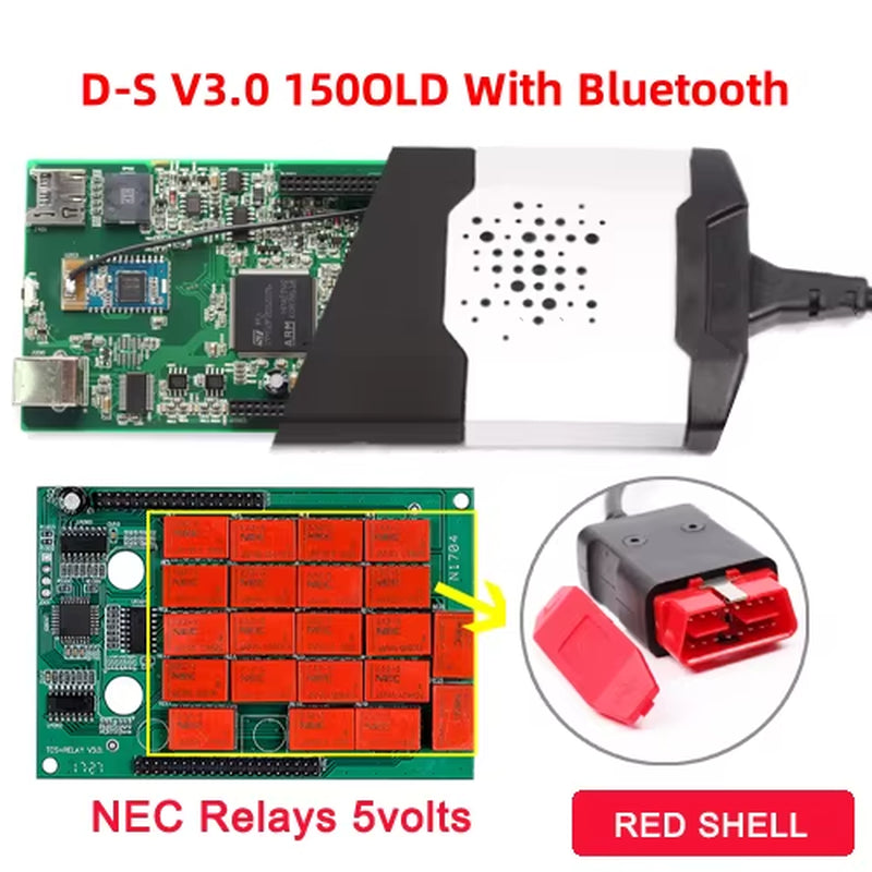 Multidiag Pro 2021.11 with Keygen V3.0 Real 9241A Chip Bluetooth OBD2 Scanner TCS PRO Car Truck Diagnostic Tool DS NEC Relays