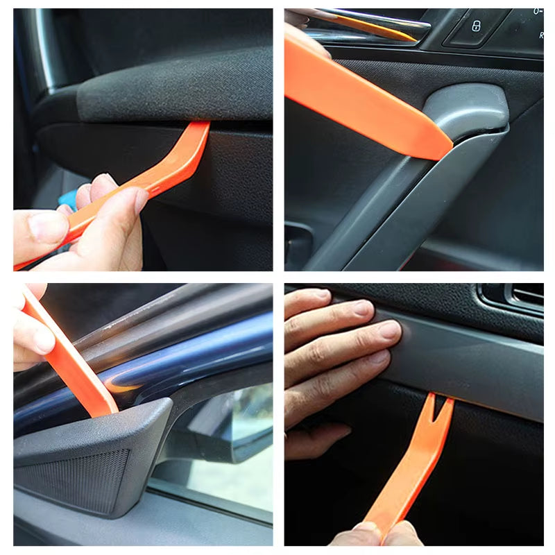 4Pcs Removal Car Repair Tool Door Panel Trim Dash Audio Radio Remover Car Scratch Removal Trim Clip Disassemble Vehicles