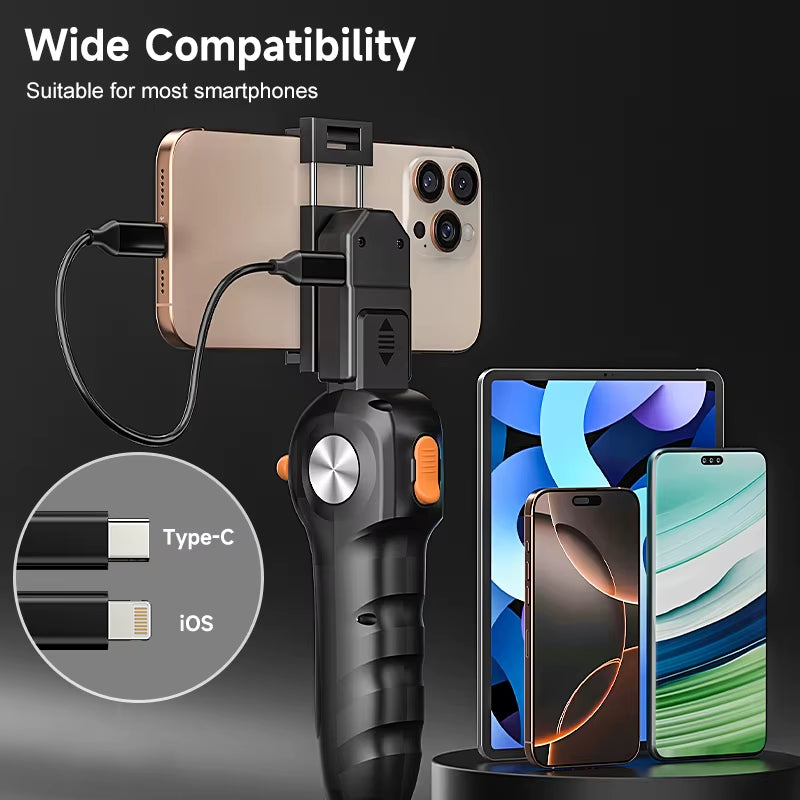 6.2Mm/8.5Mm Articulating Borescope 1080P 2-Way 180° Steering Hand-Held Industrial Endoscope Inspection Camera for Ios/Type C