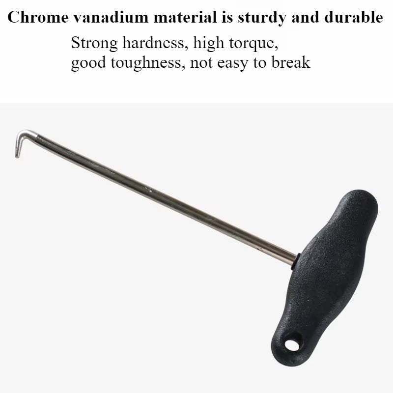 1Pc T-Handle Tools Detachable Hook and Air Conditioning Port Cleaning Tools for Dismantling Instrument Cluster Extractors