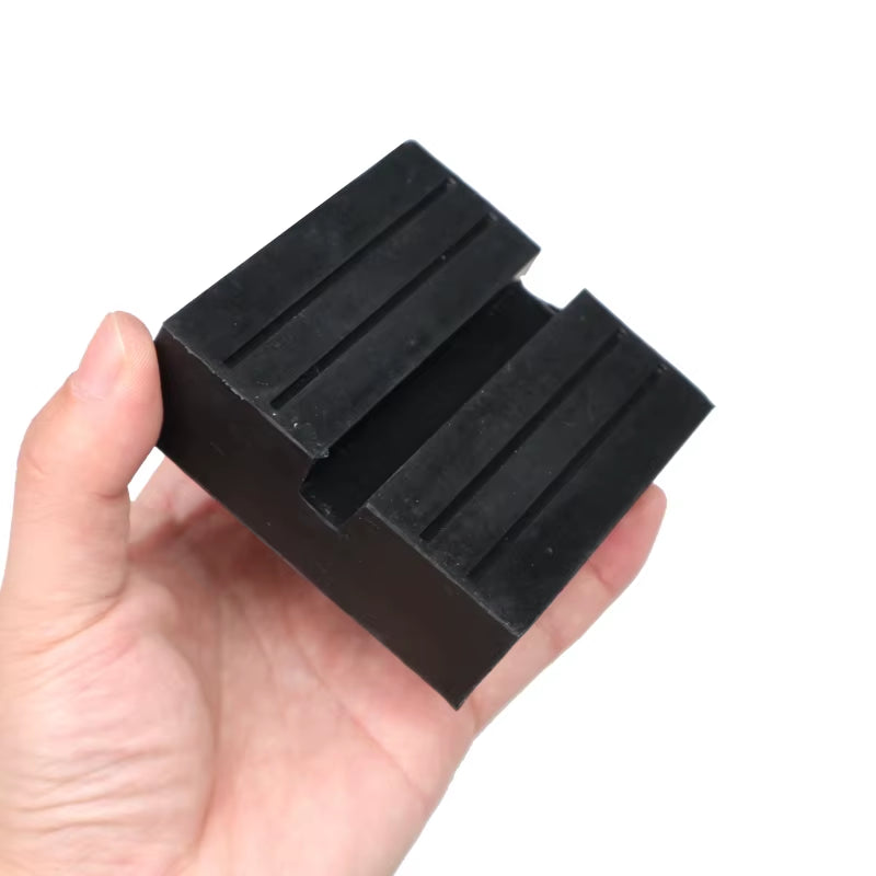 1Pcs Car Lift Jack Stand Rubber Pads Square Slotted Frame Rail Floor Jack Guard Adapter Pad Universal Jack Pad Auto Repair Kit