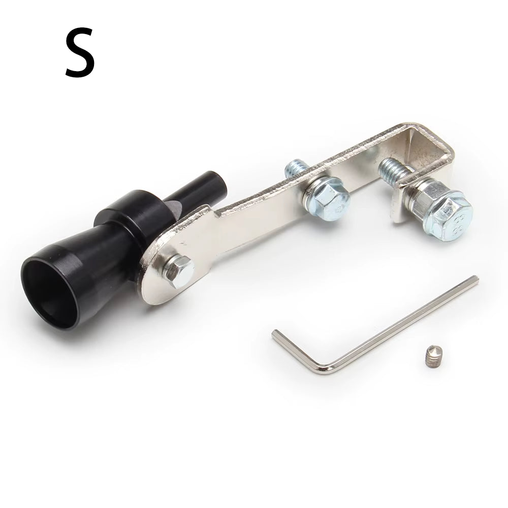 Universal Simulator Whistler Exhaust Fake Turbo Whistle Pipe Sound Muffler Blow off Car Styling Tunning S/M/L/XL