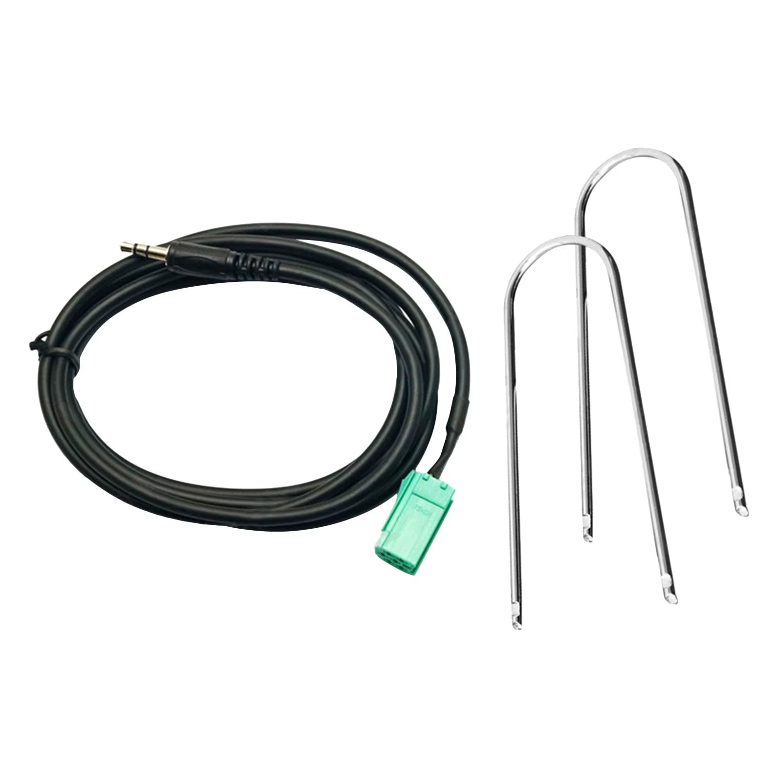 Car Aux Cable 3.5MM Audio Adapter for Renaults Clio Espace Kangoo Megane Scenic Trafic Twingo 2005 2006 2007 2008 2009 Active