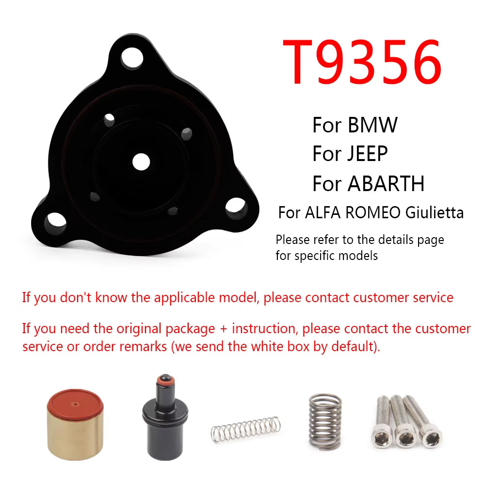T9351 T9355 T9356 T9357 T9358 DV+ Performance Diverter Valve Suits Various for BMW for Ford for VW for Audi