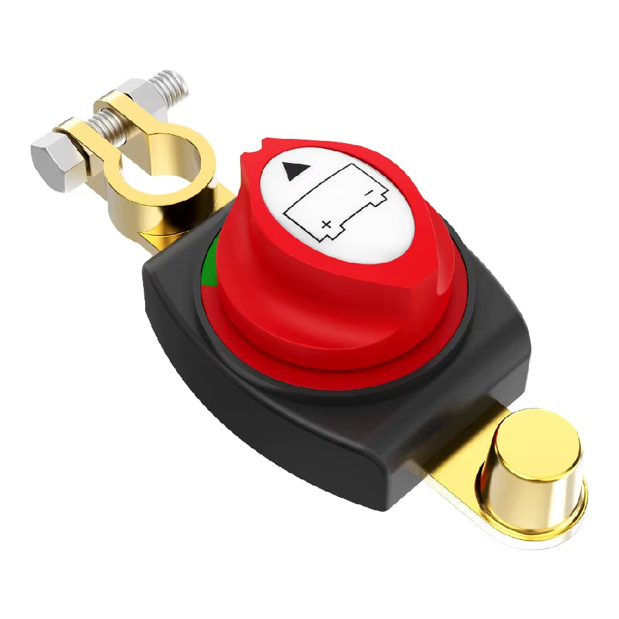 12-48V Top Pillar Battery Disconnect Switch, Used as a Disconnect Isolator (Negative Pole, On/Off) for Cars, Rvs, Boats