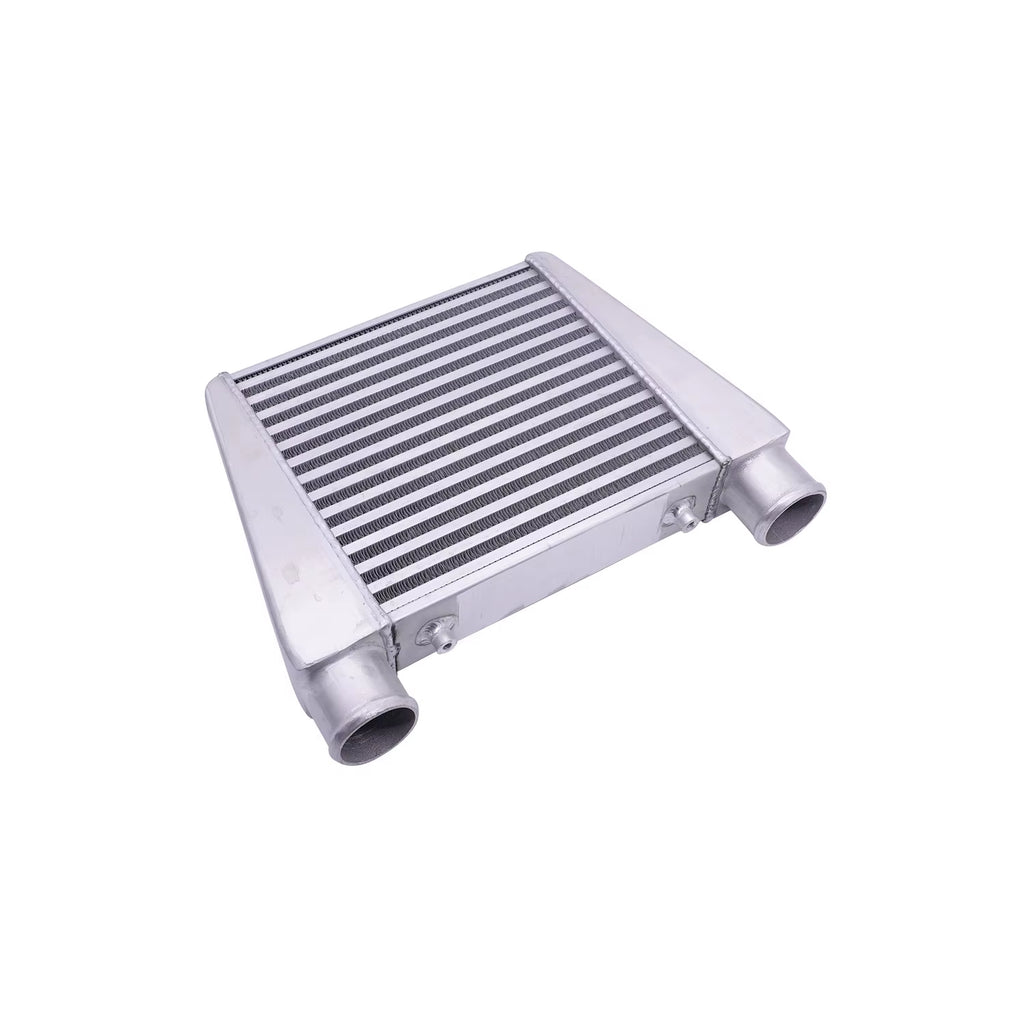 R-EP Intercooler Universal 280X280X76Mm Aluminum Cold Air Intake Radiator 2.5Inch Inlet 63Mm Outlet for Turbo Car