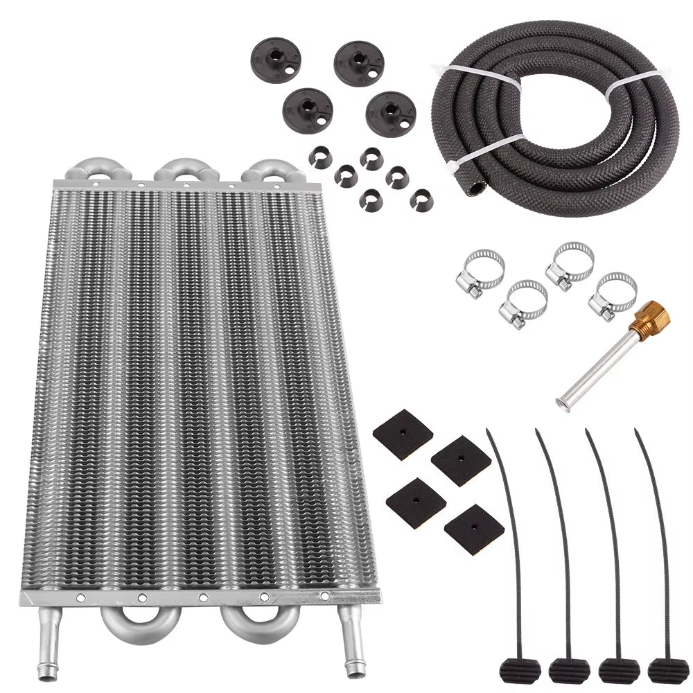 Universal Car Air Conditioning Tube Accessories 4 Rows 6 Rows 8 Rows Belt Condenser Tube Auto-Manual Radiator Converter Kit ﻿
