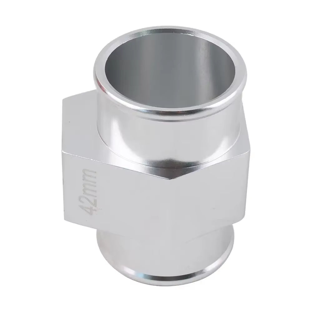 Racing Car 38Mm 42Mm Joint Pipe Radiator Hose Adapter for 1/2"-14NPT Water Temp Gauge Sensor