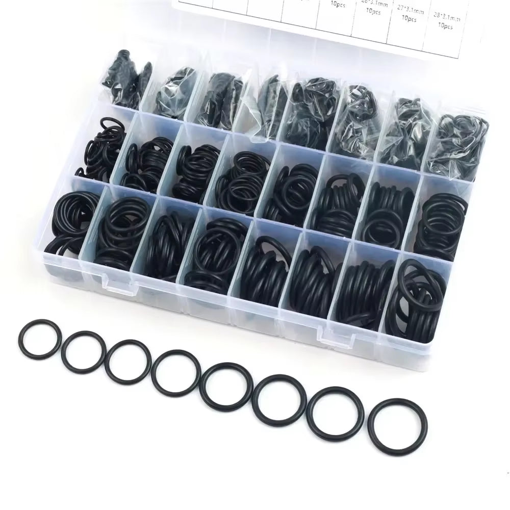 24Sizes Universal Car Air Conditioning HNBR O Rings Auto Repair Tools Compressor Rubber Rings Sealant Car Accessories