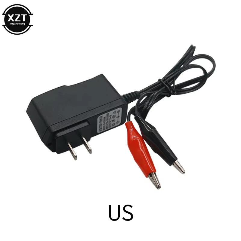 Universal Automatic 6V 1A Battery Charger for Baby Buggy Children Toy Car Motorcycle Lead Acid Sealed Batteries EU/US Plug