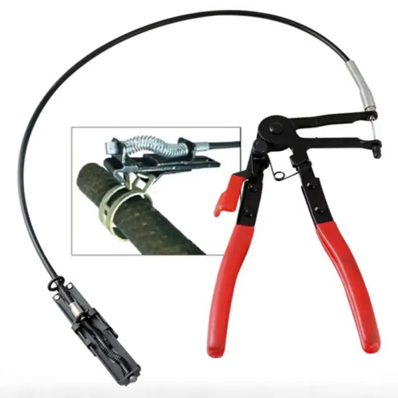 2024 Flexible Wire Long Reach Hose Clamp Pliers Auto Tools Removal Hand Tools Cable Type for Car Repairs Hose Clamp