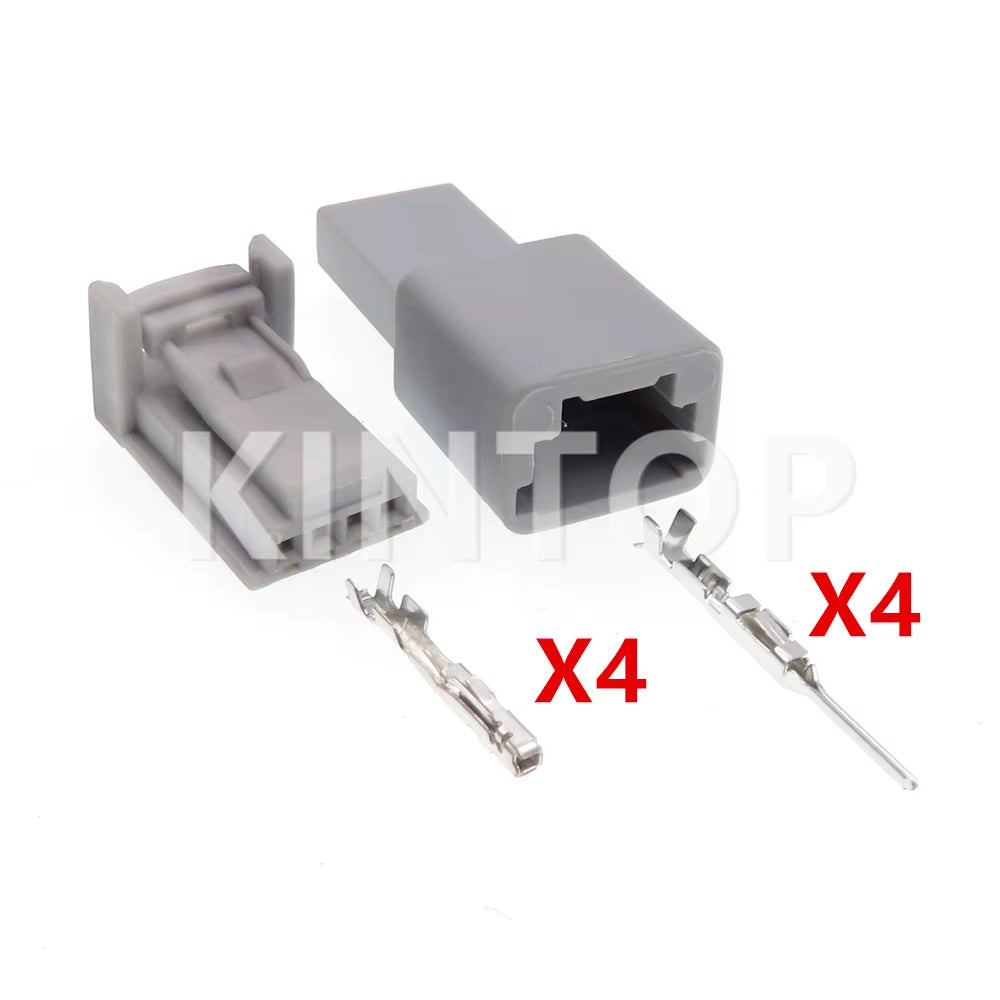 1Set 4 Pins Auto Light Unsealed Connector Car Hazard Light Double Flash Lamp Plug 1473672-2 AC Assembly for Toyota Prado