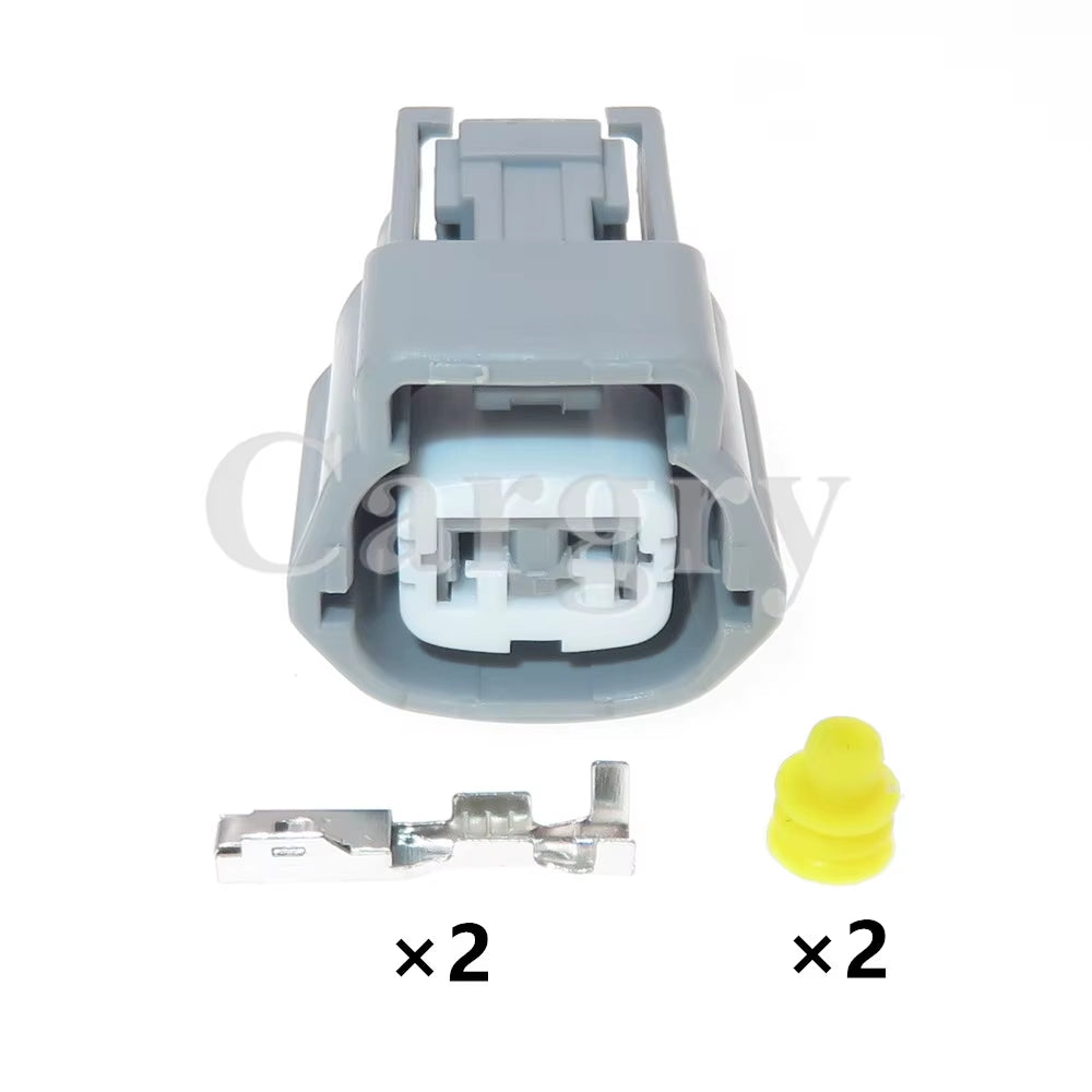 1 Set 2P 6189-1097 Auto Male Female Docking Sealed Plug AC Assembly Car Water Temperature Sensor Electric Socket for Hyundai