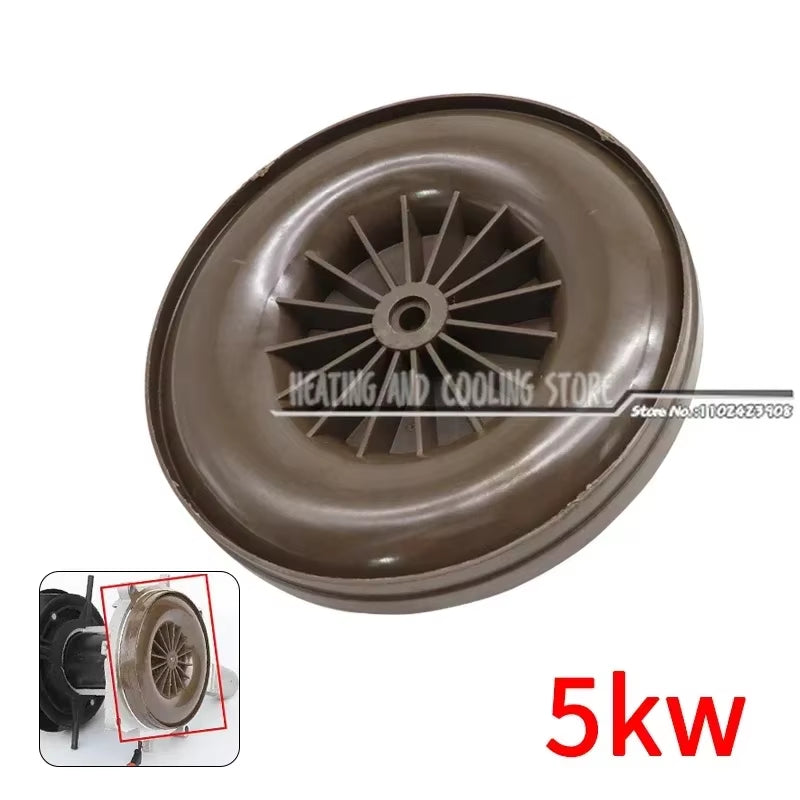 12V Car Heater Blower Fan Motor Inner Wind Wheel for Chinese 2KW 5KW Diesel Air Parking Heaters D2 D4 for Webasto 5000/3500