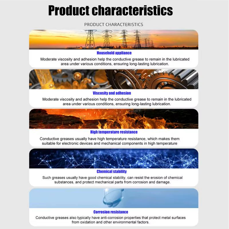 Electrical Contact Grease 30G Multi-Function Grease Electrical Dielectric Gel Improves Current Flow Electronics Lubricant For