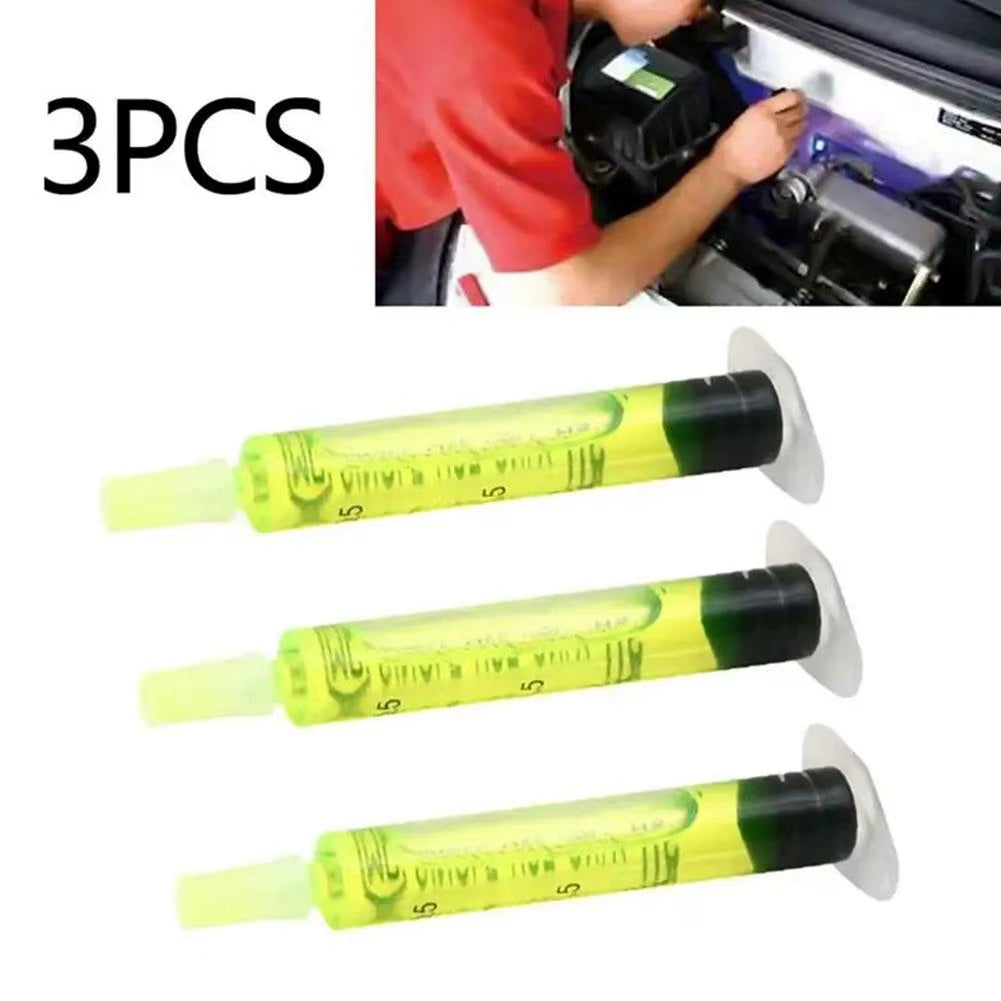 3PCS R134A Refrigerant Oil Leak Repair Agent Car Air Conditioner Plugging Agent Car Fluorescent Leak Detection Oil Leak Repair