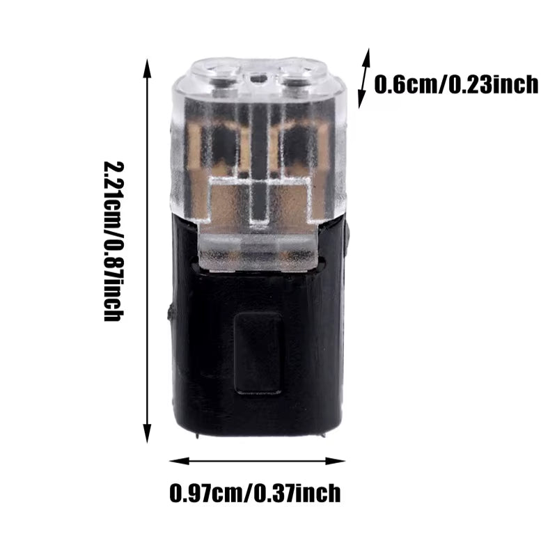 1-100Pcs 2 Pin Way Plug Waterproof Electrical Connector Car Wire Cable Automotive Electrical Connector Strip Terminal Connection