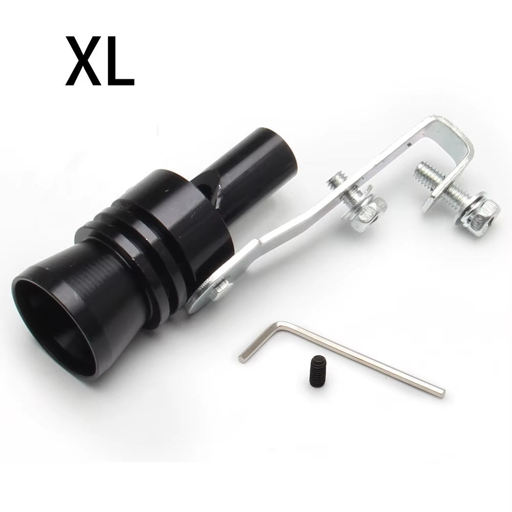 Universal Simulator Whistler Exhaust Fake Turbo Whistle Pipe Sound Muffler Blow off Car Styling Tunning S/M/L/XL