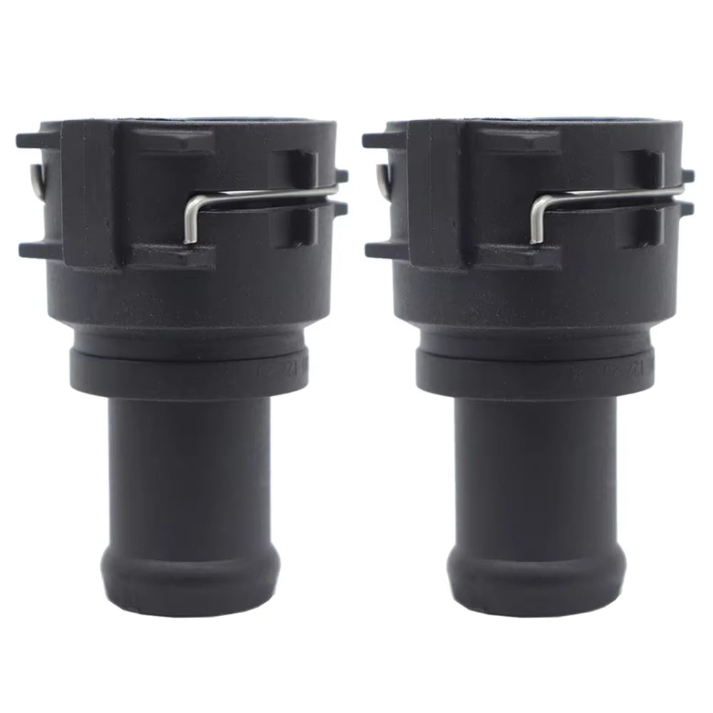 Car Radiator Coolant Hose Flange Quick Acting Coupling Adapter Pipe Connector with Clip Seal for Audi A3 8L 8P 1996 - 2012 2013