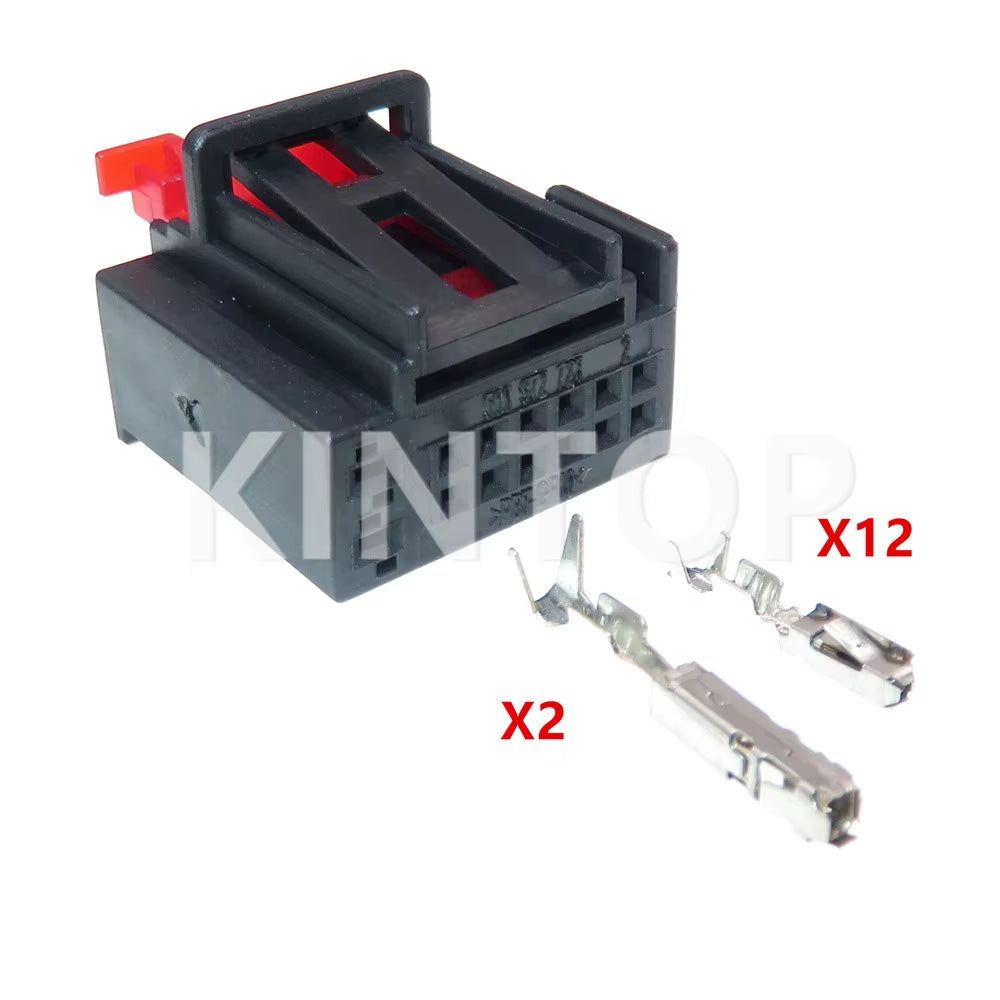 1 Set 14 Pins Car Composite Connectors Auto AC Assembly Wire Cable Socket with Wires 500972726 5Q0972726