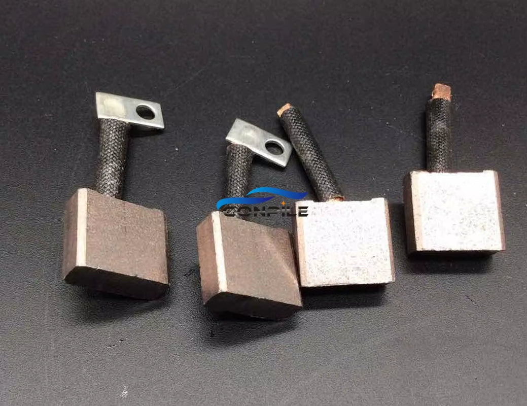 4Pcs 2519 12V Carbon Brush Agricultural Car Starter Motor Carbon Brush 7X19X17Mm