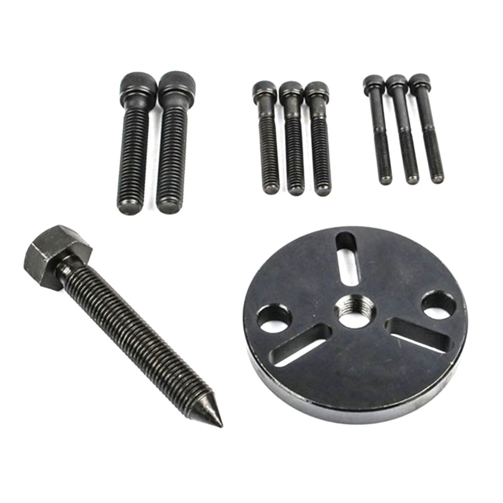 Car Air Conditioning Repair Tool Adjusting Screw Repair Tool Steel Durable Compressor Clutch Remover Kit Fit for Various Cars
