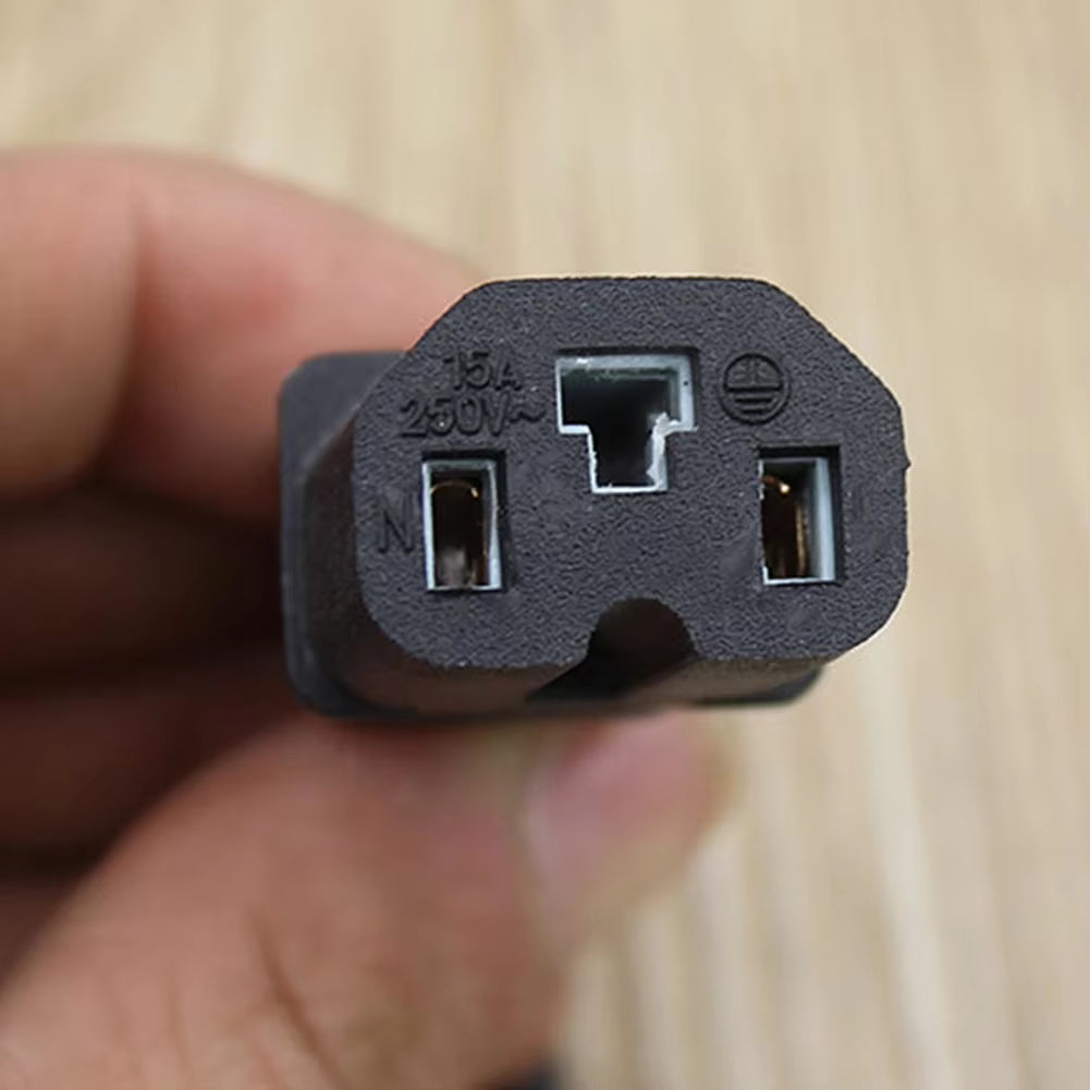 E-Bike Plug Socket Efficient Electric Vehicle Charging Accessory for E Bike Three Vertical Charging Socket with 80Cm Cable
