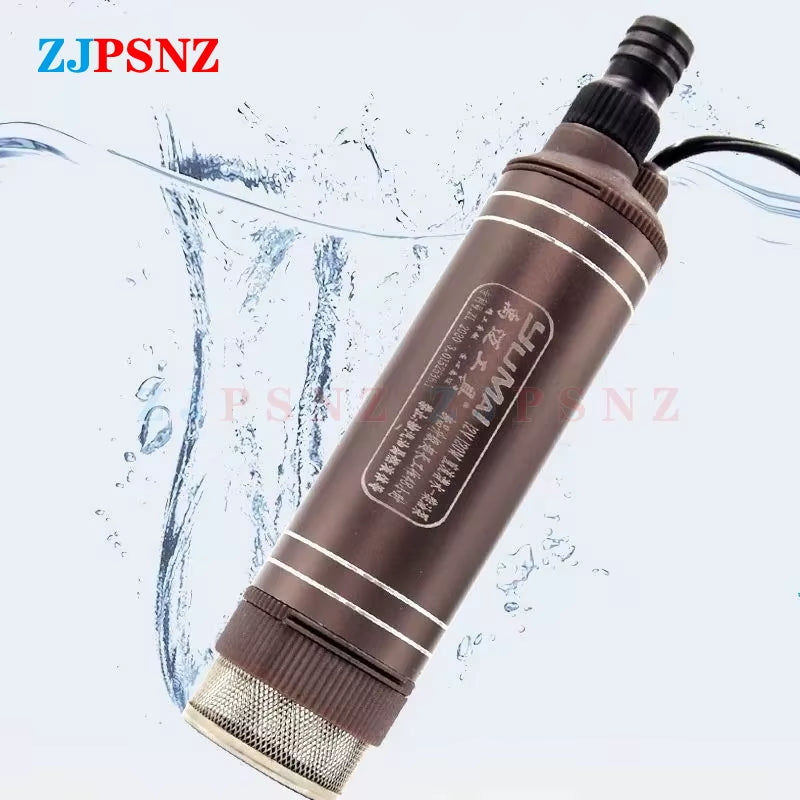 150W 12V/24V Portable DC Submersible Electric Pump for Diesel Fuel Delivery Water Sewage Suction Transfer Electric Pump 45L/Min