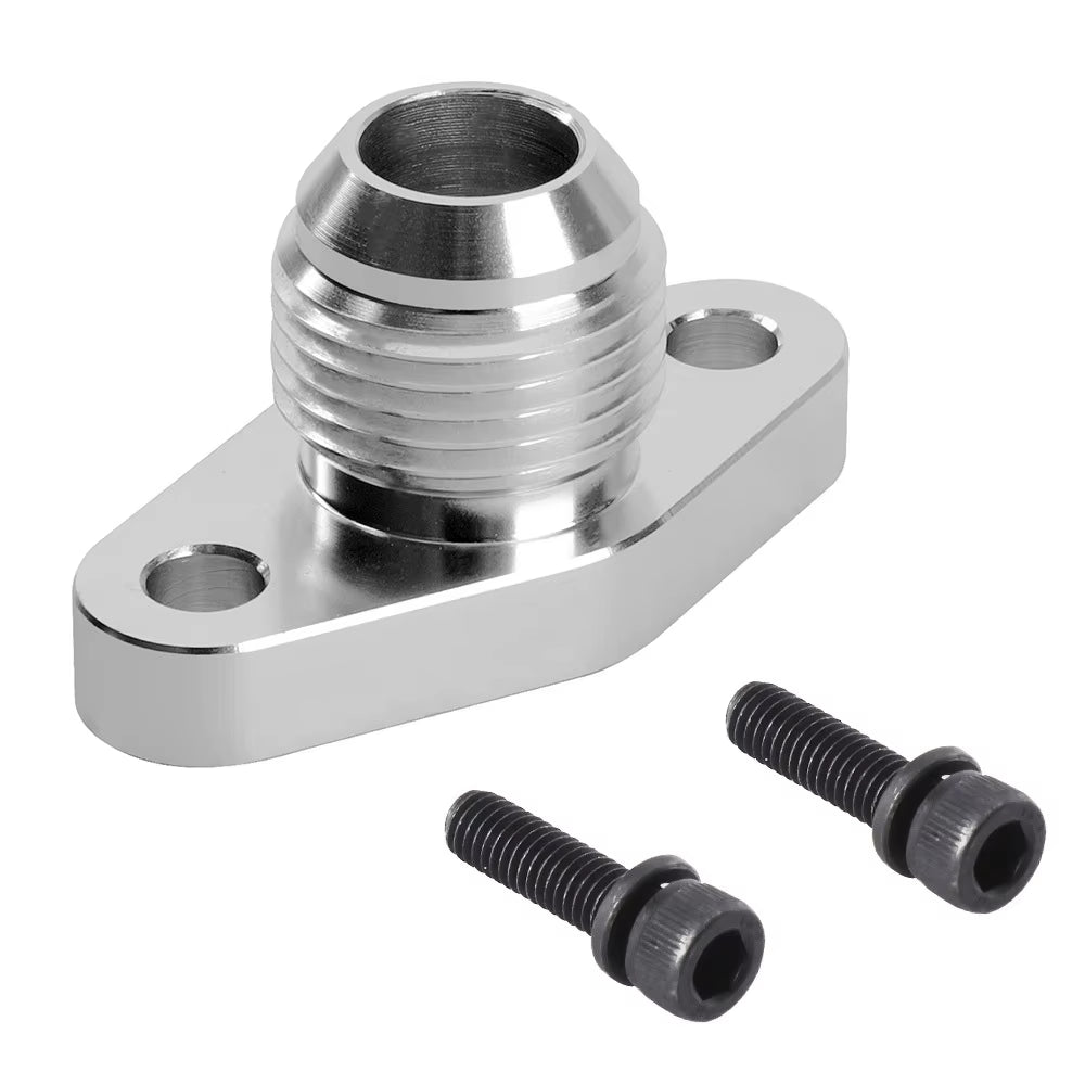 AN8 AN10 Turbo Oil Return Drain Flange Adapter Kit for IHI RHF4 RHB4 RHB5 KKK K03 K04 for Mitsubishi TD04-TD06 Series Turbo