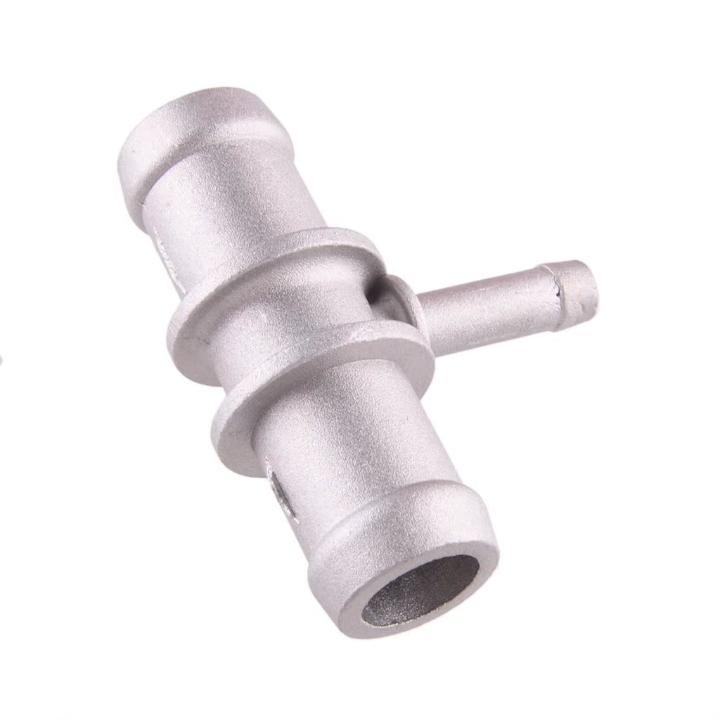 2Pcs 3/4'' 5/16'' 3/4'' Silver 20Mm-8Mm-20Mm Tee Heater Hose Coolant Reducer Fitting Water Connector Universal New