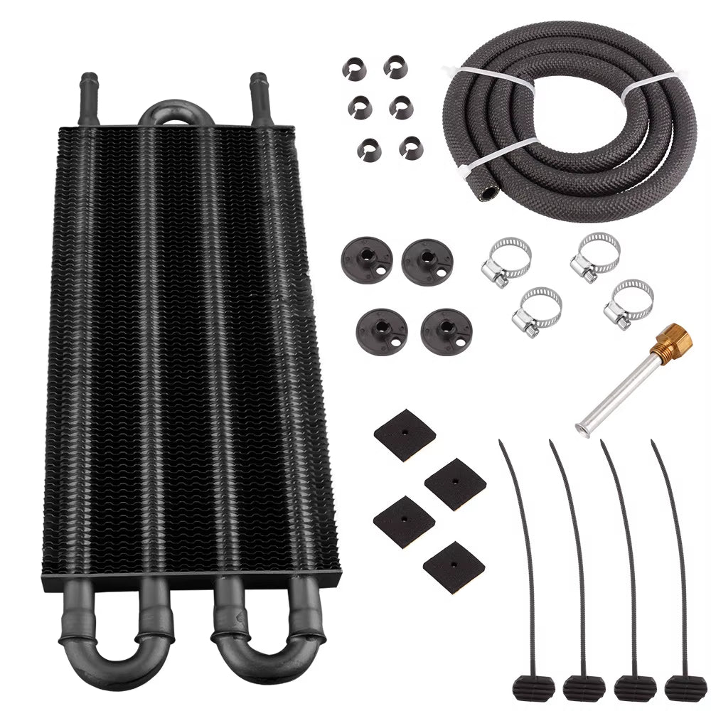 Universal Car Air Conditioning Tube Accessories 4 Rows 6 Rows 8 Rows Belt Condenser Tube Auto-Manual Radiator Converter Kit ﻿