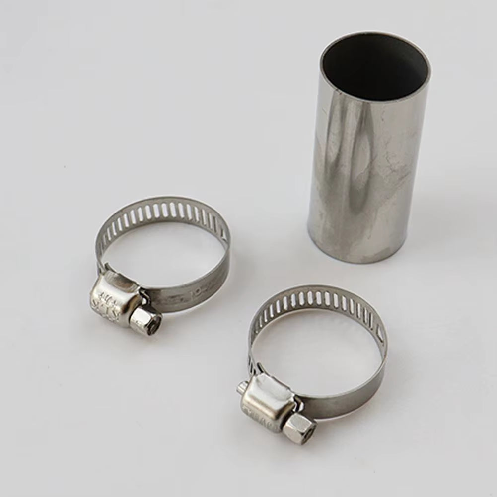 24Mm Steel Heater Exhaust Pipe Connector Air Parking Heater Gas Vent Hose for Webasto Night Boat Heater