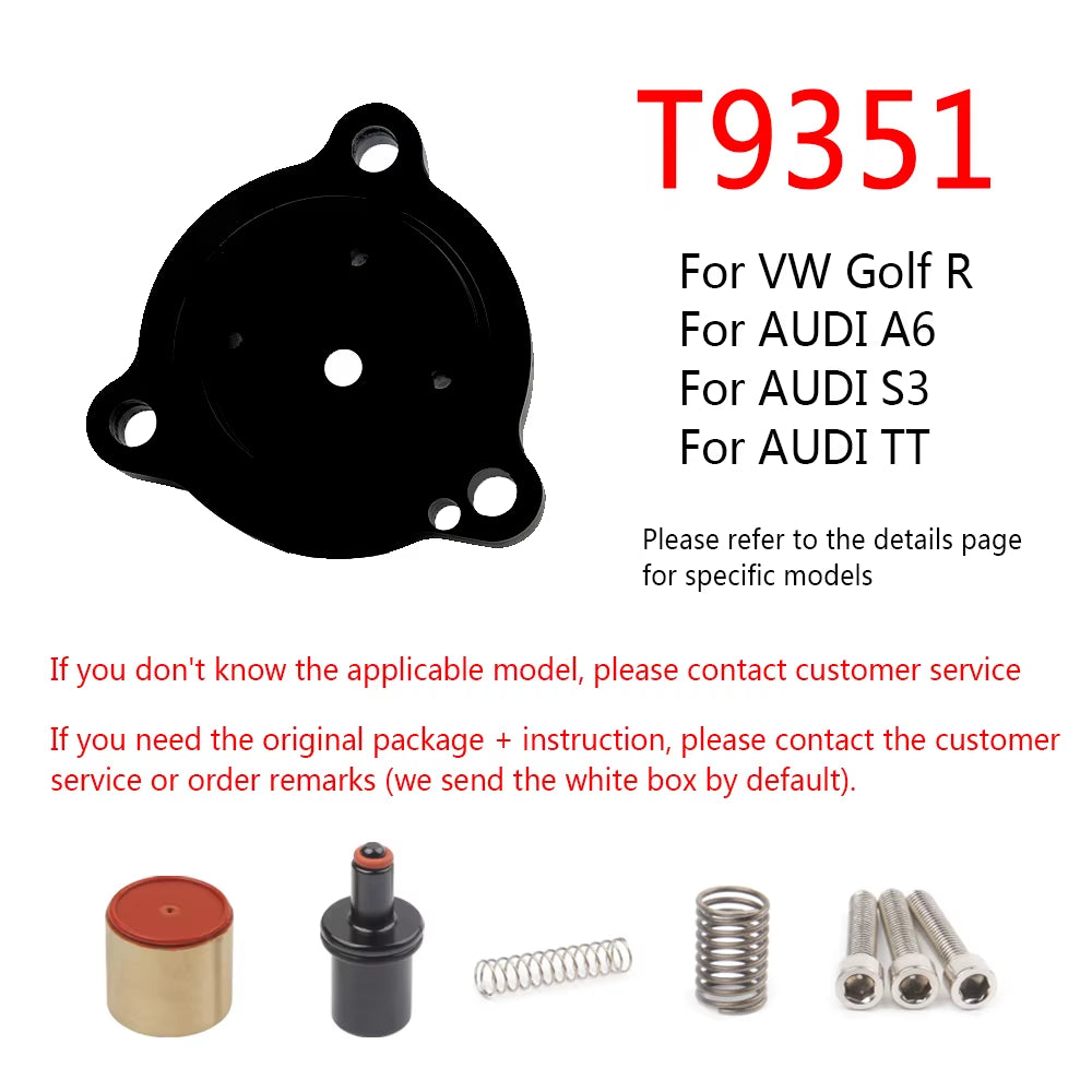 T9351 T9355 T9356 T9357 T9358 DV+ Performance Diverter Valve Suits Various for BMW for Ford for VW for Audi