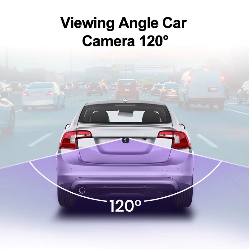 Car Rearview Camera Resolution Waterproof 120°Wide-Angle Reverse Backup Parking Camera Only for  DVD