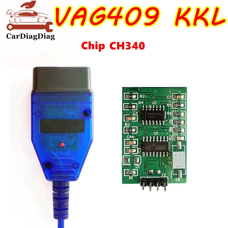 NEW!!! CH340 for VAG KKL 409.1 Diagnostic Interface for VAG-COM KKL 409 Scanner for VAG409 OBD2 Diagnostic Cable