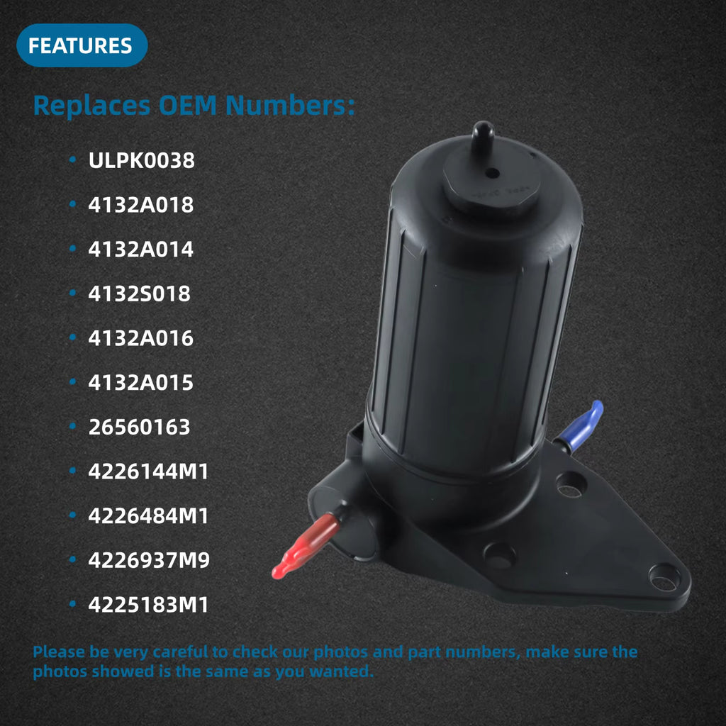 ULPK0038 Fuel Lift Pump 4132A018 for Perkins Engine 1104D-44 1104D-44T 1104C-44 1104C-44T 1104C-E44 Caterpillar CS323C PS360C
