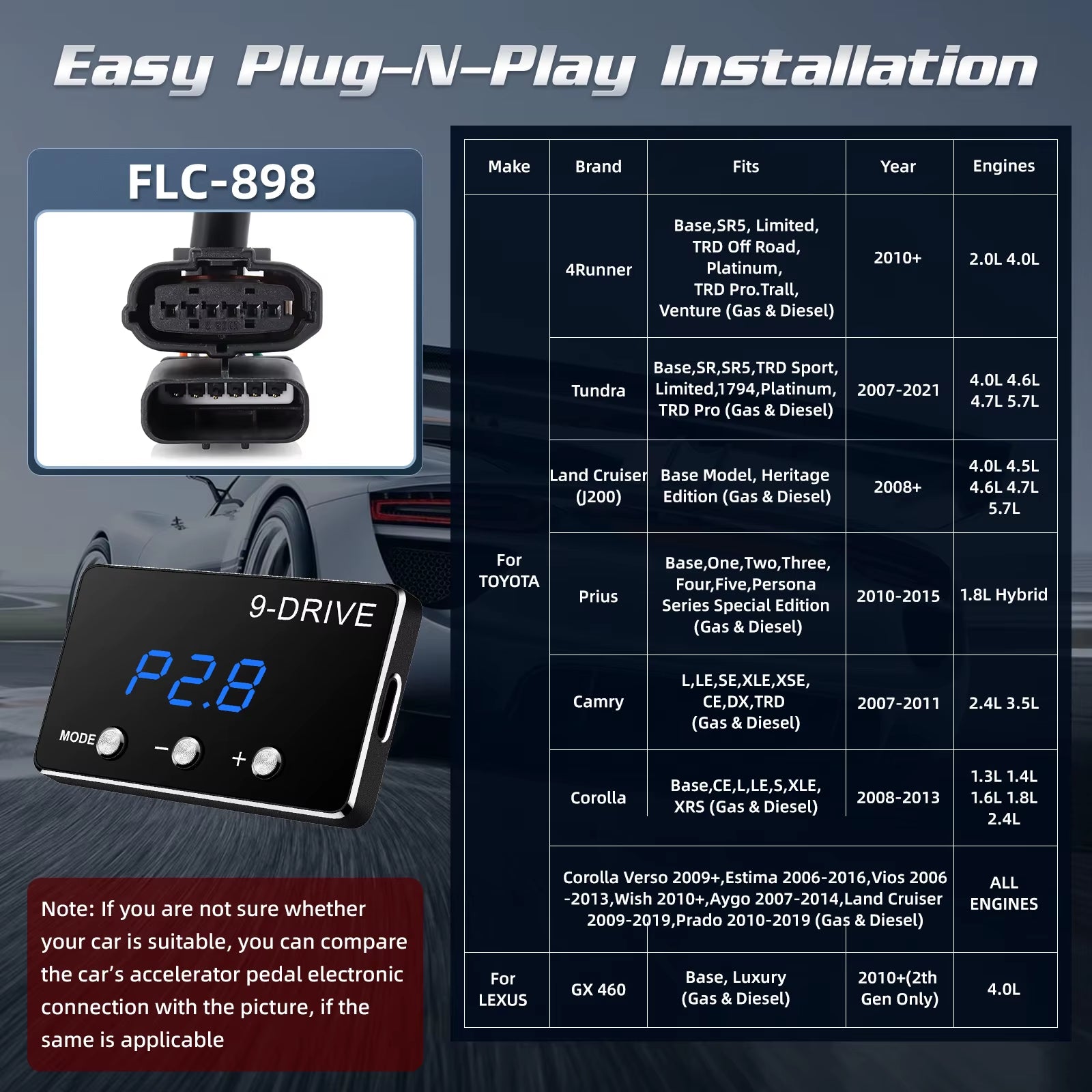 Racing Accelerator Car Booster Throttle Response Controller Shift Power Delay Pedal for Dodge RAM 1500 2019 2020 for NISSAN