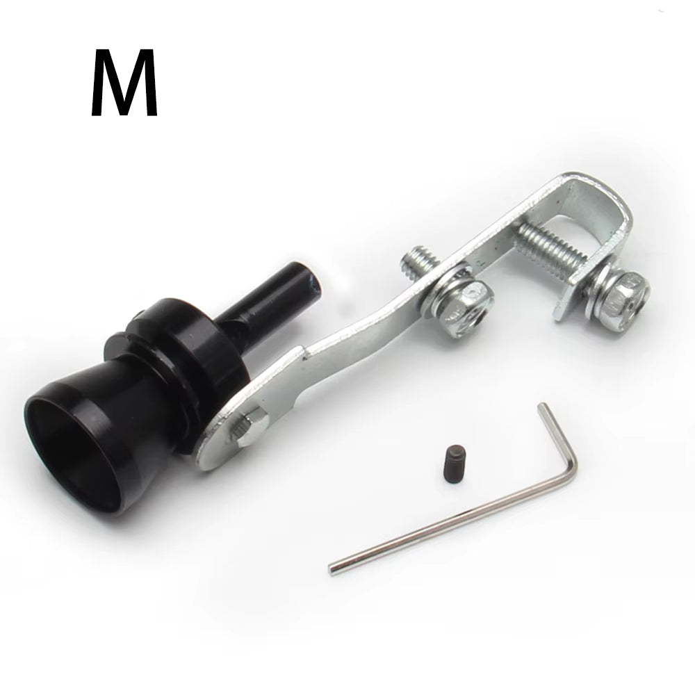 Universal Simulator Whistler Exhaust Fake Turbo Whistle Pipe Sound Muffler Blow off Car Styling Tunning S/M/L/XL
