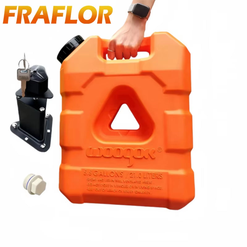 Car Mounted 21L Water Tank Large Capacity Portable Camping Water Storage Bucket Detachable Faucet for Outdoor Travel Driving