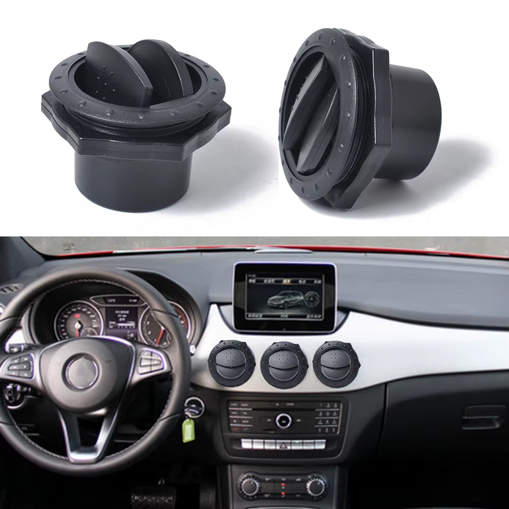 4Pcs Auto Car Air Conditioner Vent Outlet Caravan Vehicle Dashboard Deflector Interior Ventilation Replacement Accessory