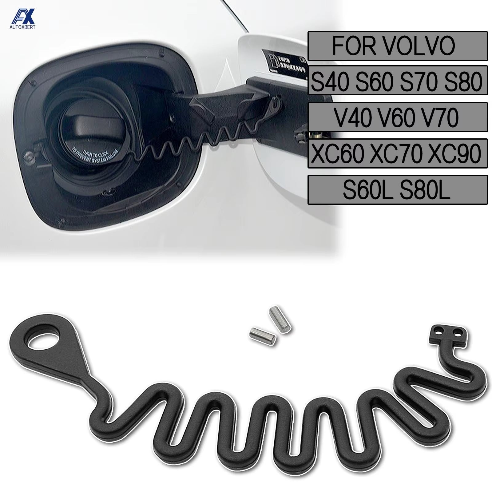 Car Oil Fuel Cap Tank Cover Line for Honda Volvo S80 S60 S40 S60L XC60 XC90 S40 V40 C30 C70 MINI SMART Chevrolet Capaci