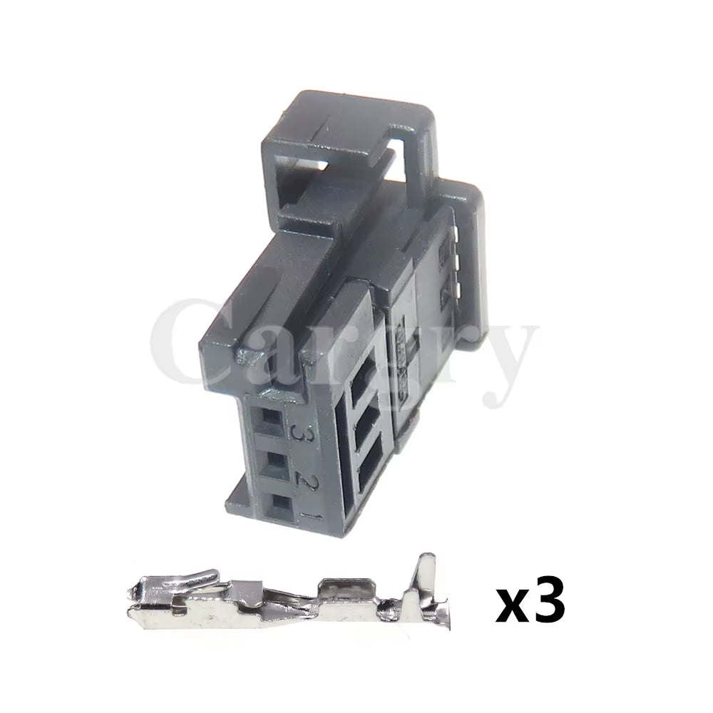1 Set 3P 953697-1 953698-1 Car Electric Wire Socket AC Assembly Automotive Small Current Male Female Connectors