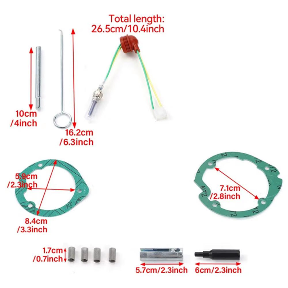 5KW 2KW Parking Heater Ceramic Glow Plug 12V Fast Heating Replacement Part for Webasto for Eberspacher Diesel Air Heater Repair
