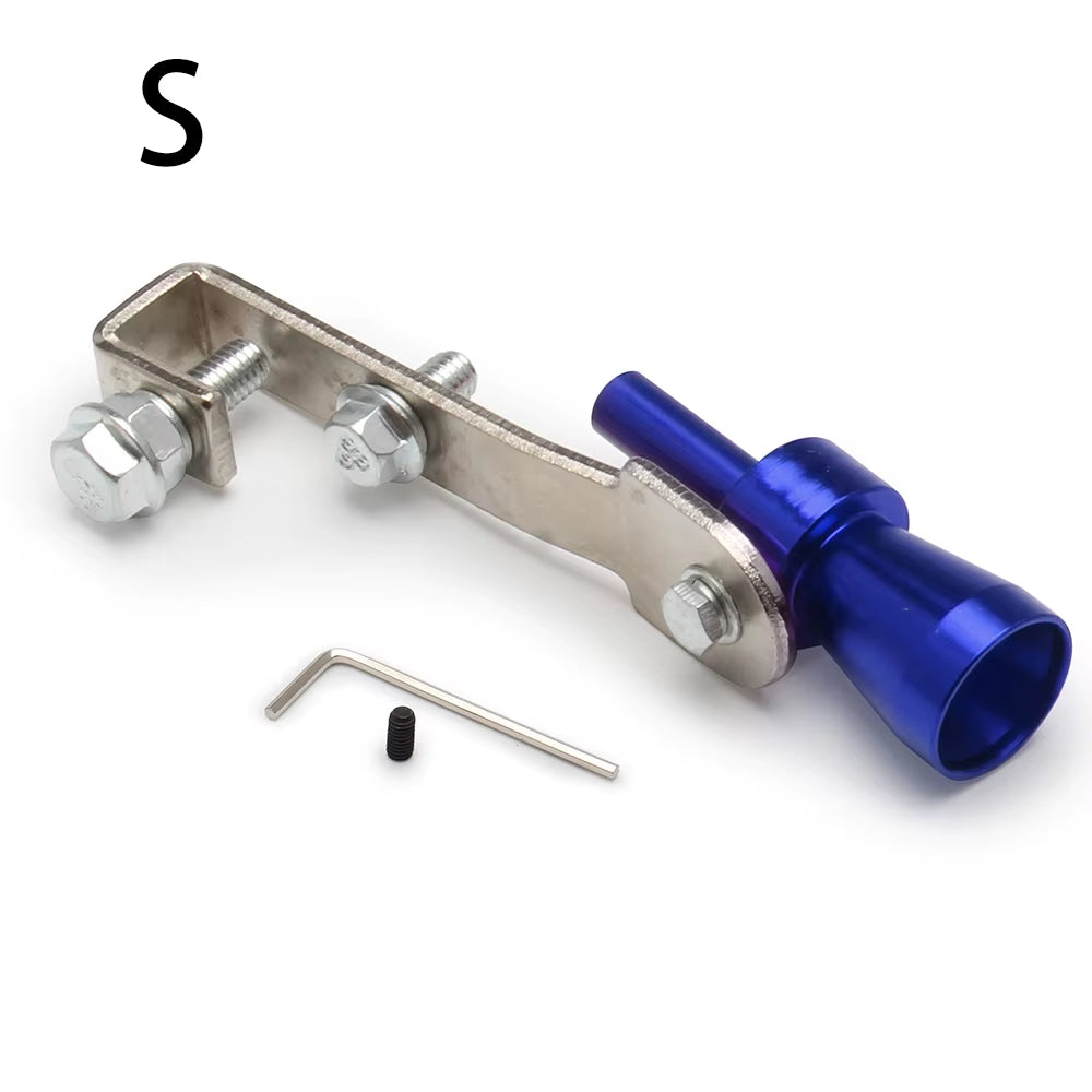 Universal Simulator Whistler Exhaust Fake Turbo Whistle Pipe Sound Muffler Blow off Car Styling Tunning S/M/L/XL