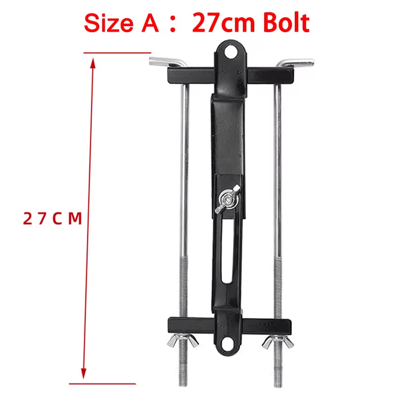 Universal 27Cm Battery Tray Bracket Storage Battery Holder Tray Mount Hold down Clamp Bracket Kit Car Accessory for Auto SUV