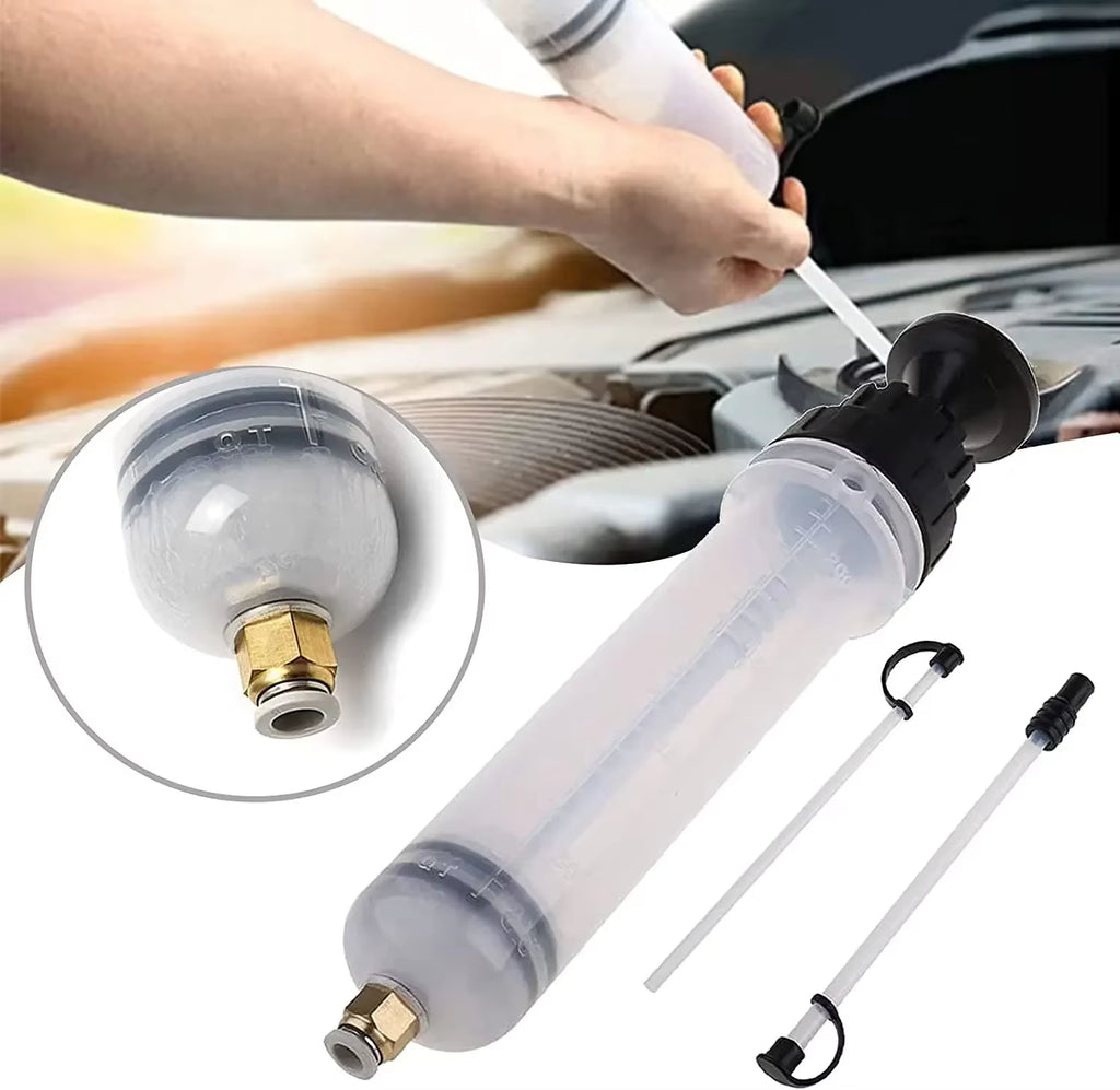 Car Oil Fluid Extractor Brake Fluid Syringe Pump Oil Change Syringe Pump Manual Suction Vacuum Fuel Transfer Hand Pump