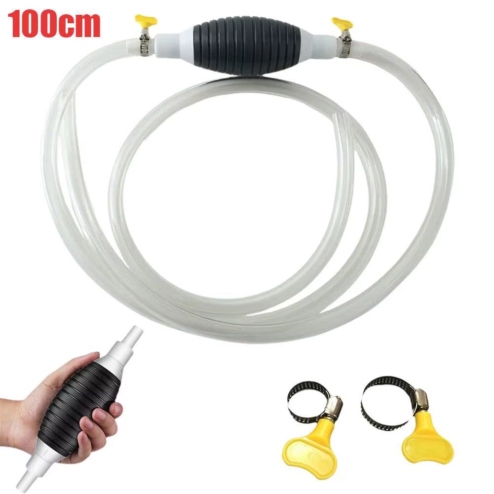 2/3/1M PVC Handy Manual Gas Oil Pump Car Fuel Pump Hand Straw Pump for Liquid Gasoline Tuning Fuel Gasoline Diesel Pump